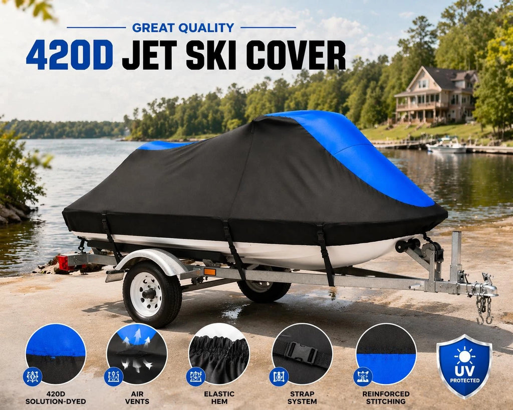 Jet Ski Cover for Sea Doo GT (1990–1991) 420D PWC Watercraft