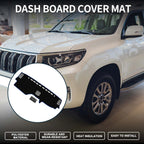 Dashboard Dash Cover Mat for Toyota Prado (2017–2024) Black Blue Set of 1