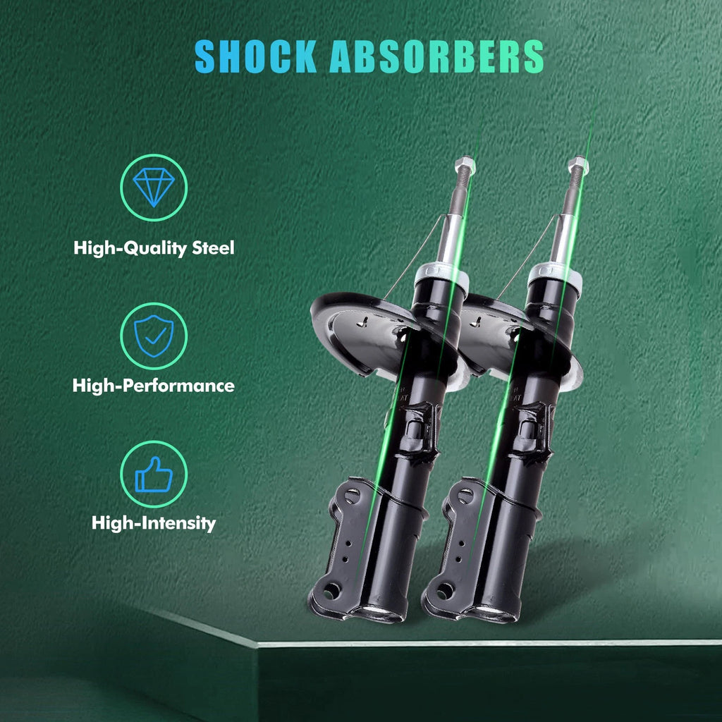 Set of 2 Front Struts for Volvo S60 S80 V70