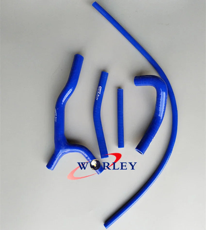 Blue Silicone Radiator Hose for Suzuki RM125 (1992-1995)