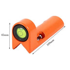 90 Degree Right Angle Bubble Level for Standard Rod Leveling