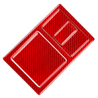 Interior Rear Console Panel Cover Trim for Volkswagen Passat B5 (2001–2005) Red