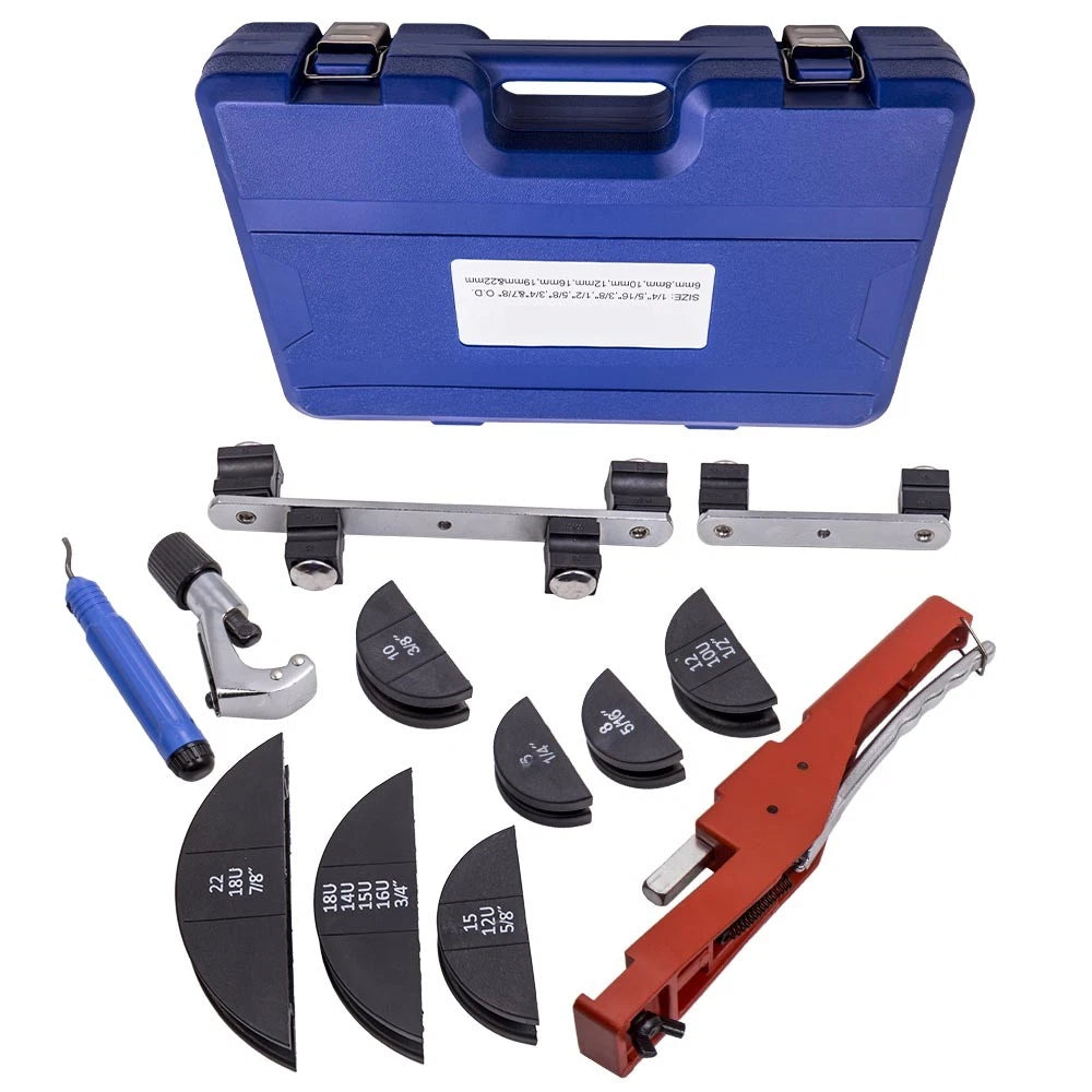 Tube Pipe Bender for HVAC Refrigeration (1/2", 1/4"-7/8")