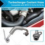 Turbocharger Coolant Hose for BMW X1 X3 X4 X5 X6 Z4 (2010–2020) 11538663516 667-552