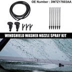 Set of 2 Windshield Washer Nozzles No. 3W7Z17603AA for Ford E-150 (2010–2014)