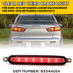 1X Clear LED 3rd Brake Stop Light for Mitsubishi Lancer Evolution (2008–2016)
