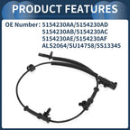 ABS Wheel Speed Sensor No. 5154230AA for Jeep Grand Cherokee (2011–2021)