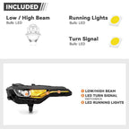 LED Headlight for Chevy Camaro (2019–2024) Right Passenger, LED DRL