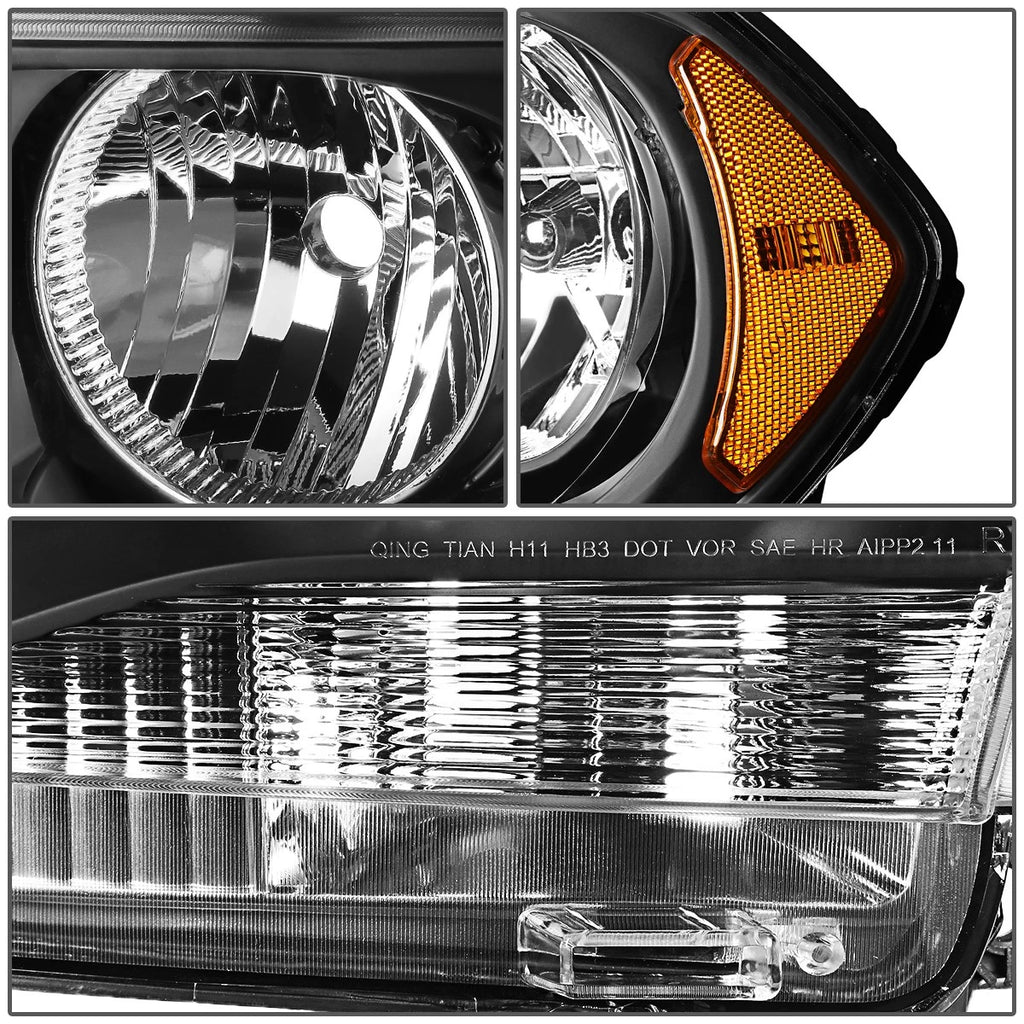 OE Style Front Headlight for Dodge Durango (2011–2013) CH2502228 Black