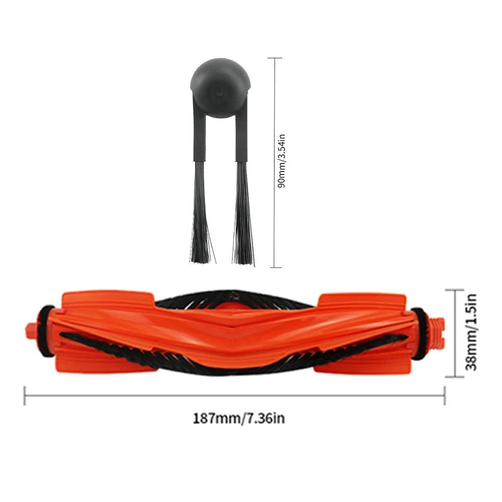 Vacuum Cleaner Brush Kit for Xiaomi H40 OV51 (Includes Removable Bearings)