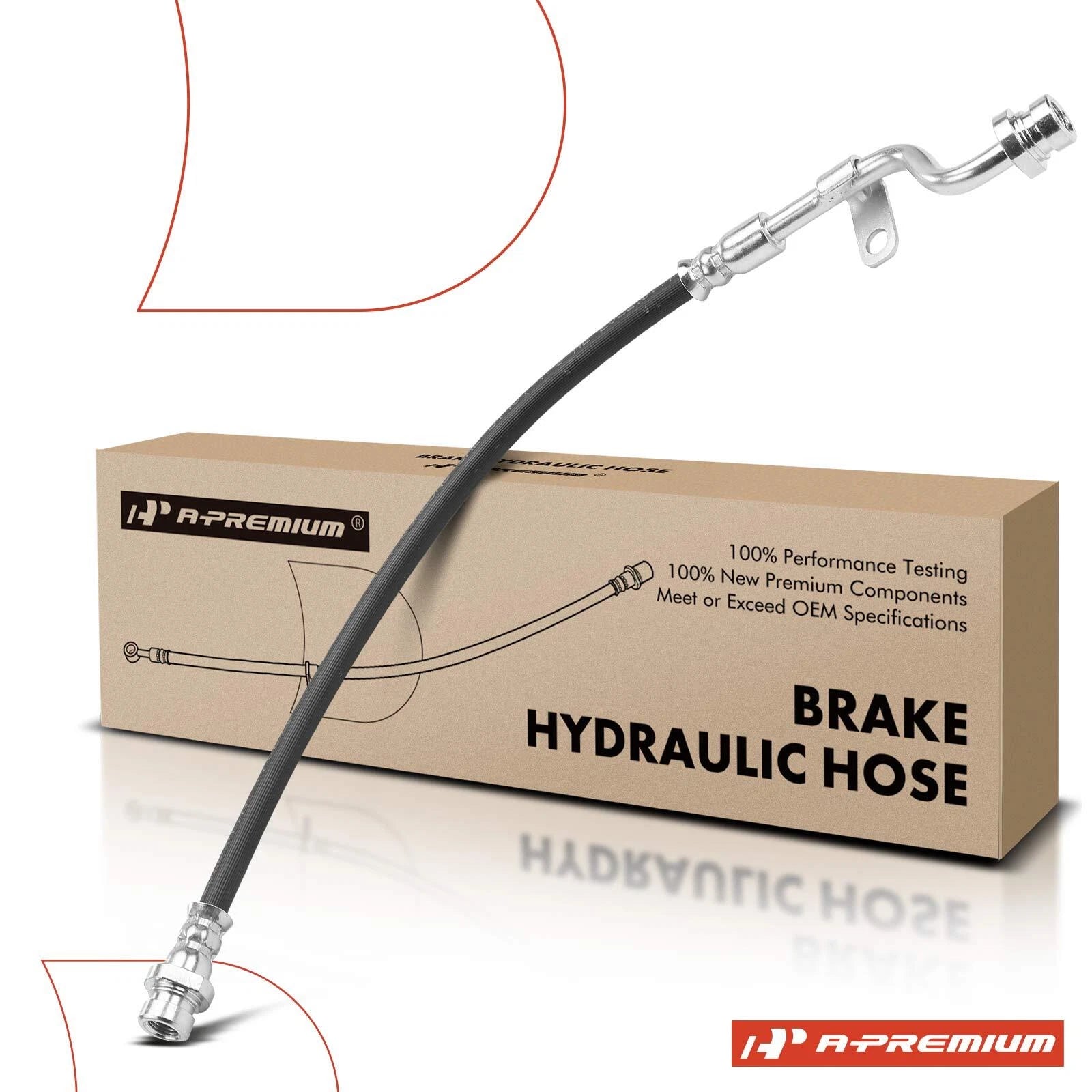 Front Left Inner Brake Hydraulic Hose for Kia Spectra (2004–2009)
