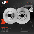 Front Disc Brake Rotors for BMW X5 (2002-2006) 356mm