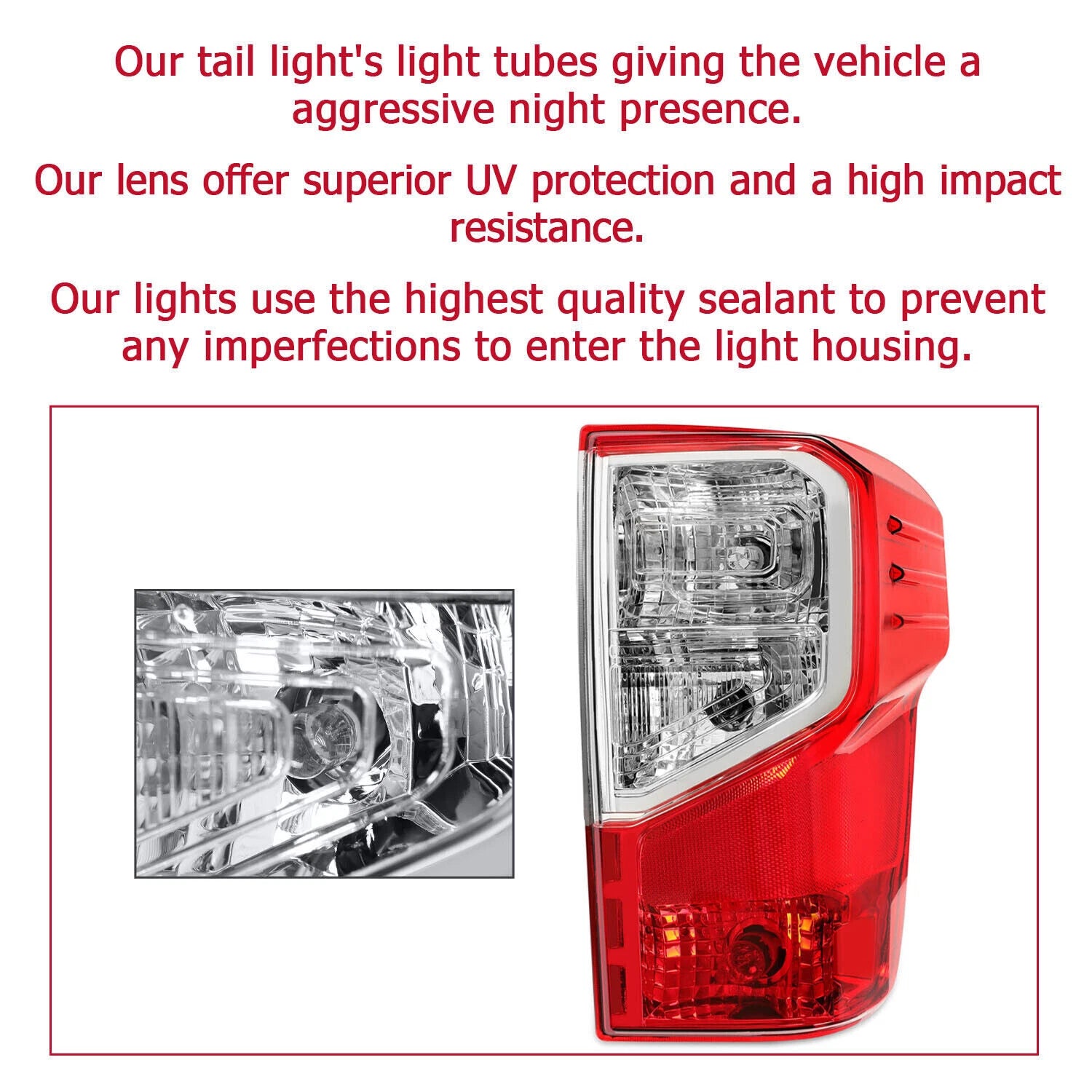 Right Passenger Side Tail Light Lamp for Nissan Titan XD (2016–2023)