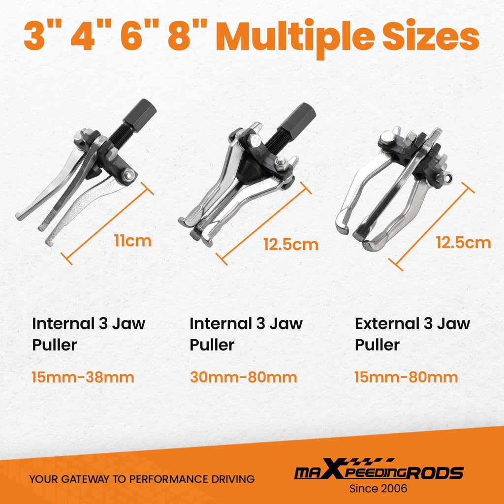 5PC Gear Bearing Slide Hammer Puller Set for Universal Use