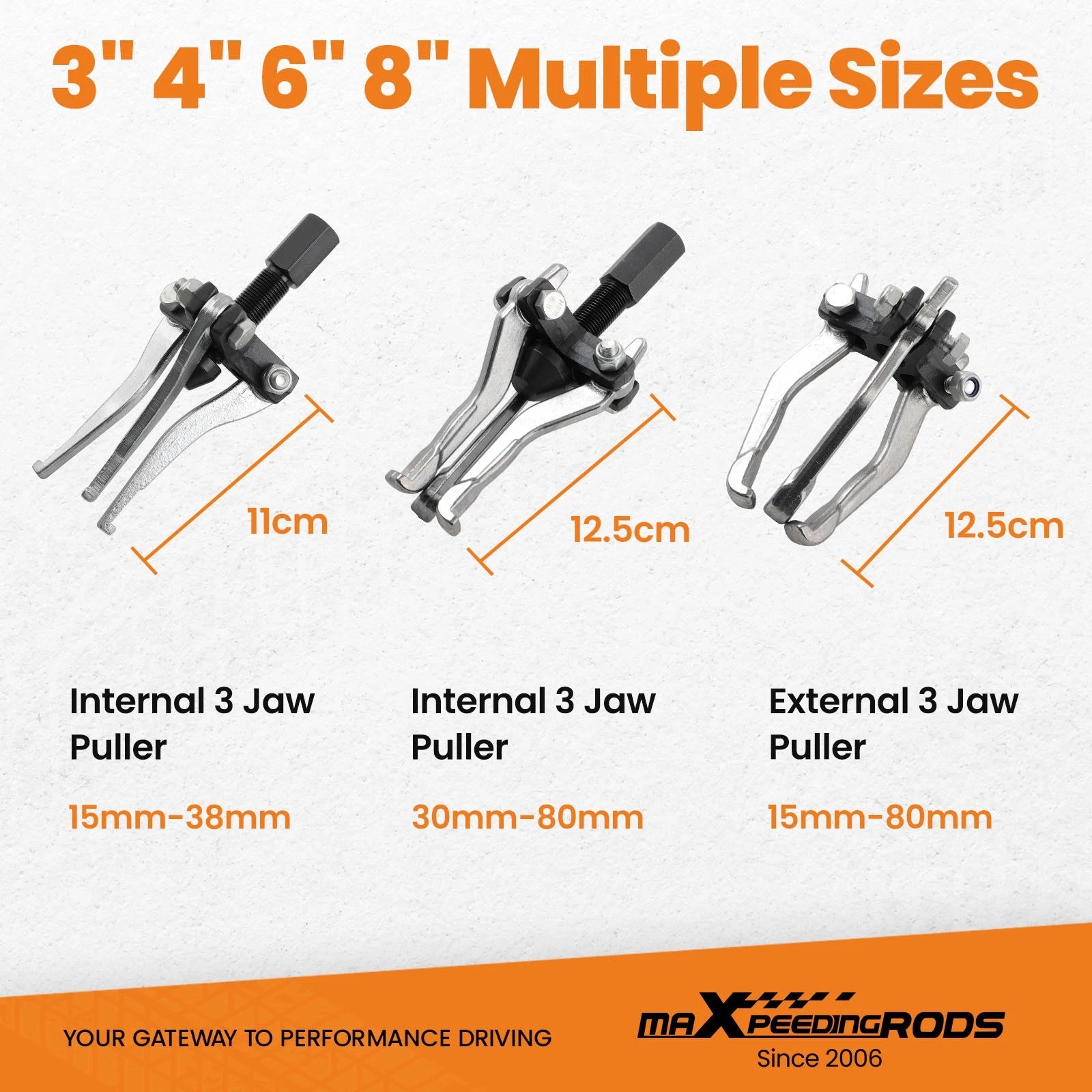 5PC Gear Bearing Slide Hammer Puller Set for Universal Use