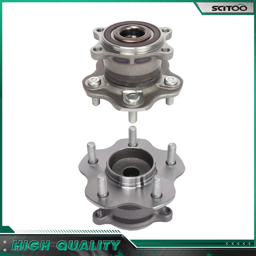 2X Rear Wheel Hub Bearings for Nissan Altima (2007–2018), Maxima (2009–2019)