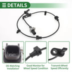 ABS Wheel Speed Sensor for Honda Civic (2016–2021) No. 57450TEAT01