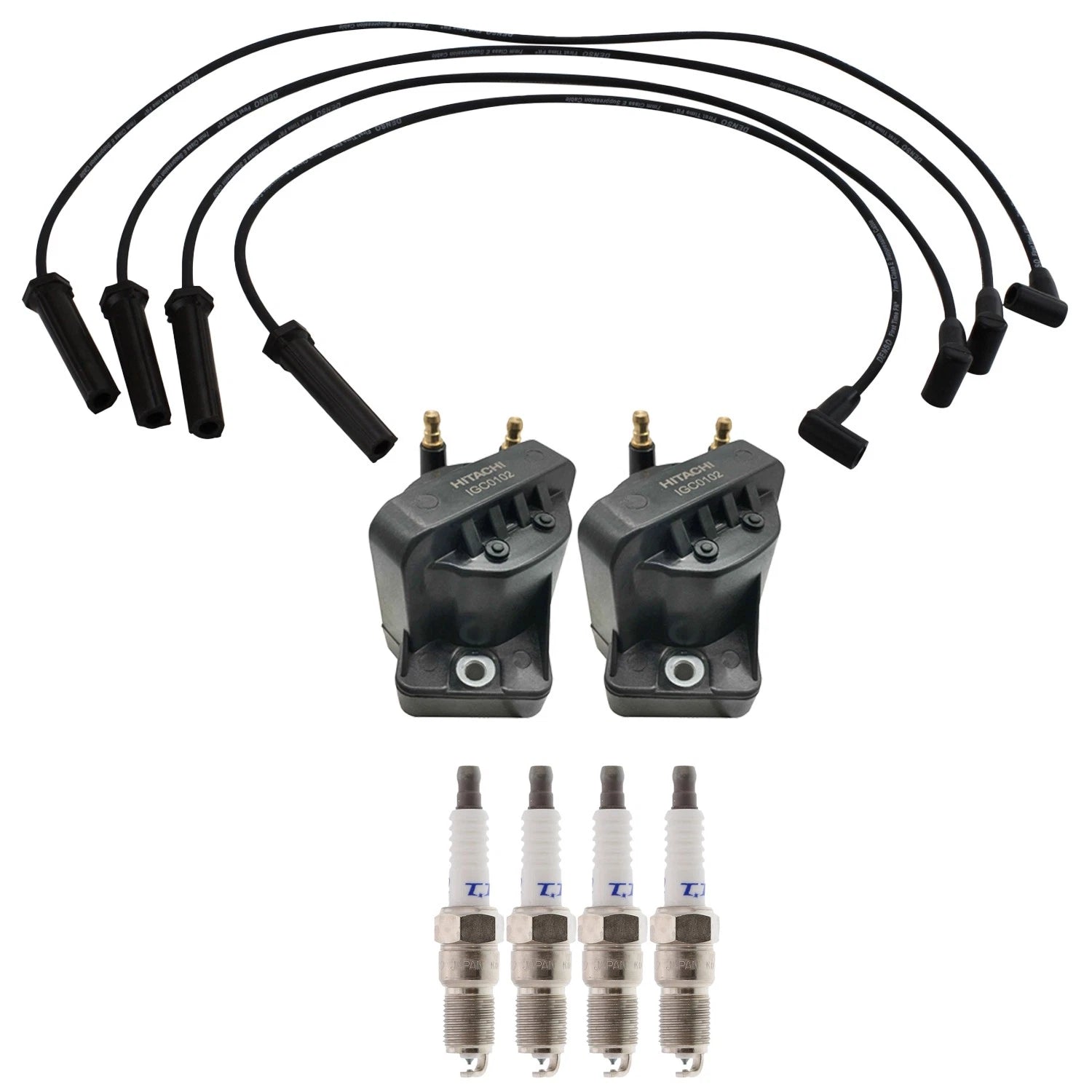 Set of 2 Ignition Coils & 4 Platinum TT Spark Plugs for S10