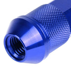 20Pcs J2 7075 Forged Aluminum M12x1.5 Open-End Lug Nut Set w/Adapter Blue