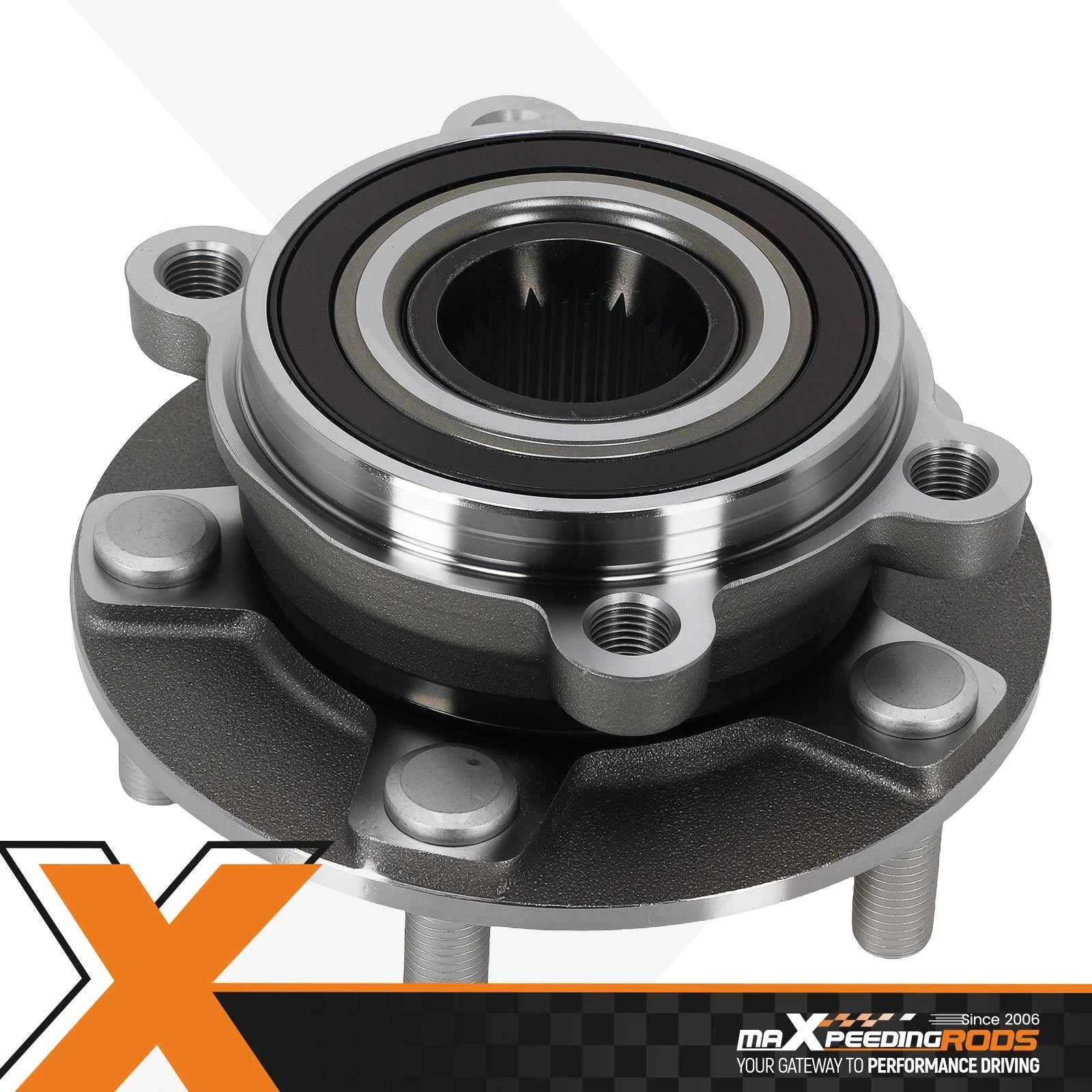 Front Wheel Hub Bearing Kit for Mazda CX-5 2013-2021 513347 4-Bolt Flange