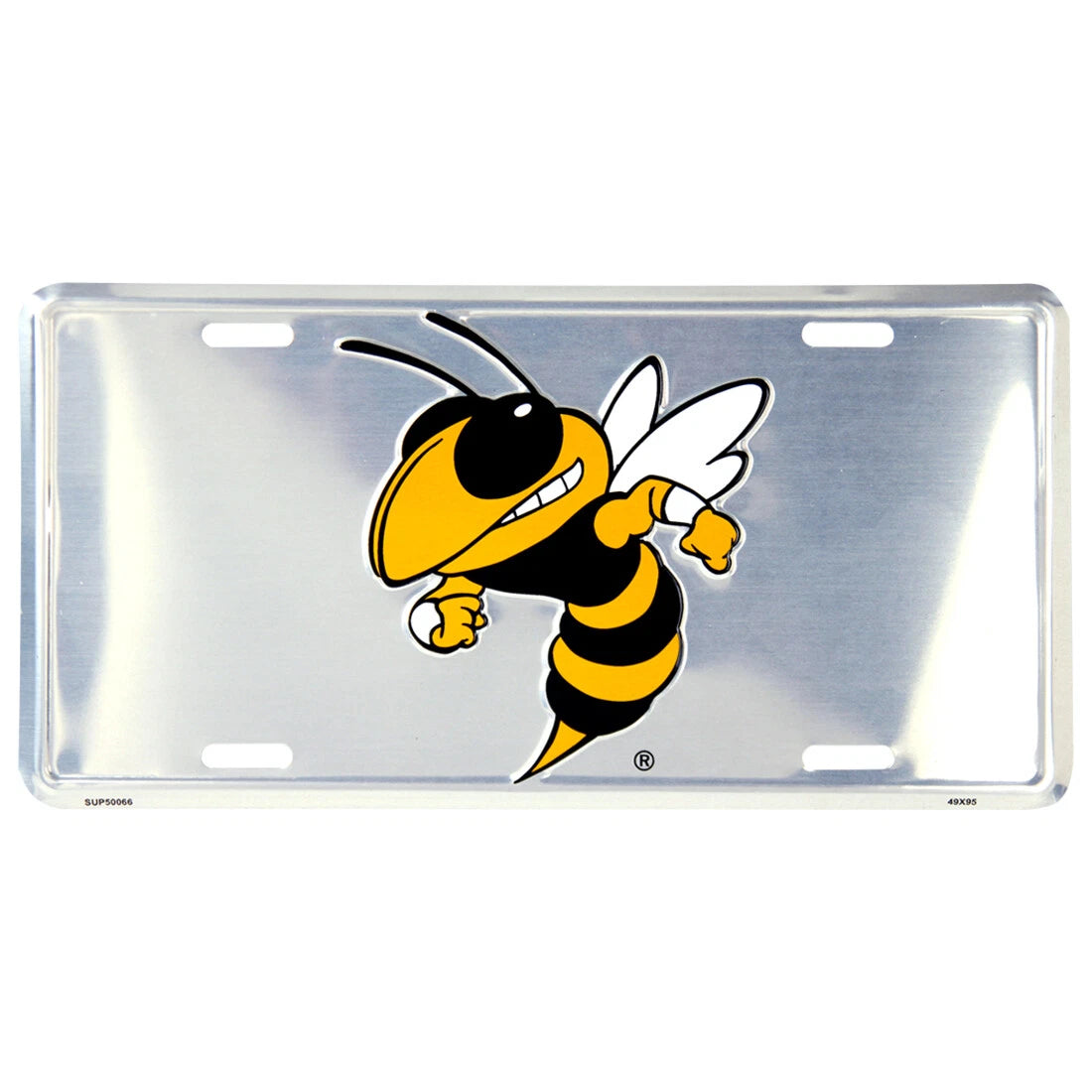 Chrome License Plate for Georgia Tech Vehicles (All Years)