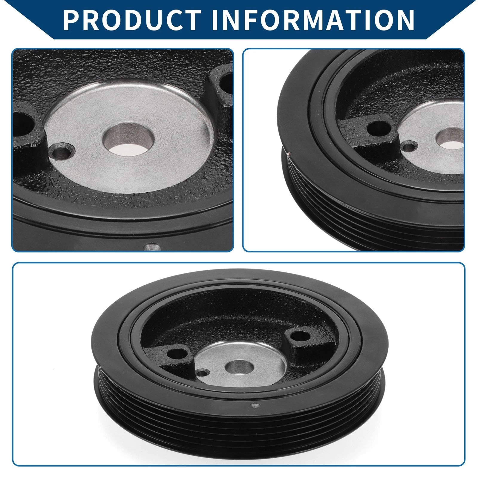 Engine Harmonic Balancer Crank Pulley for Kia Sportage (2017–2022) No.2312437520