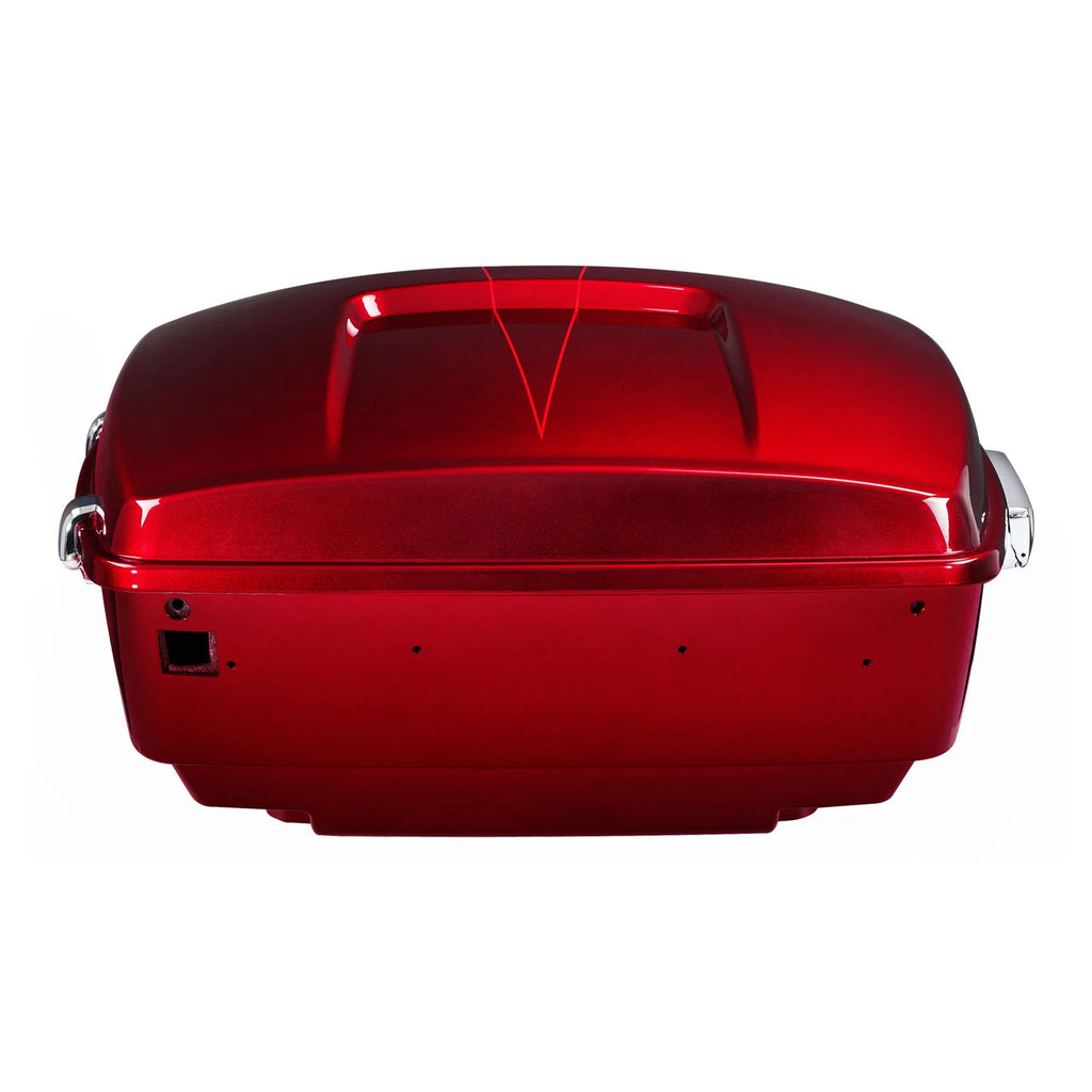 King Trunk for Harley Touring (2014–2025) 24 Velocity Red Sunglo