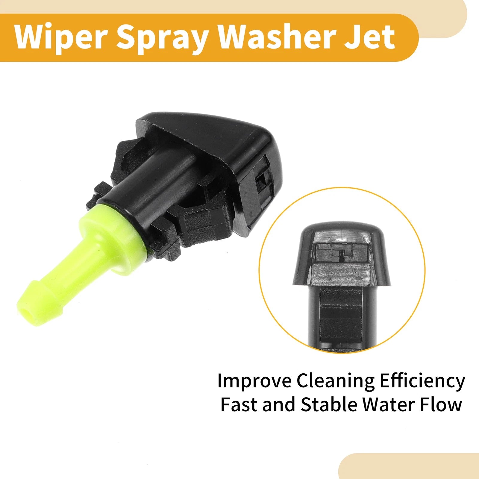 Windshield Washer Nozzle Kit for Dodge Avenger (2008–2011) No. 68024312AB, Gaskets