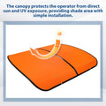 Orange Tractor Canopy for Tractors Mowers ROPS (Tuff Top 52"x52")