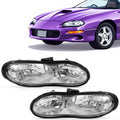 Pair Headlights for Chevrolet Camaro (1998–2002)