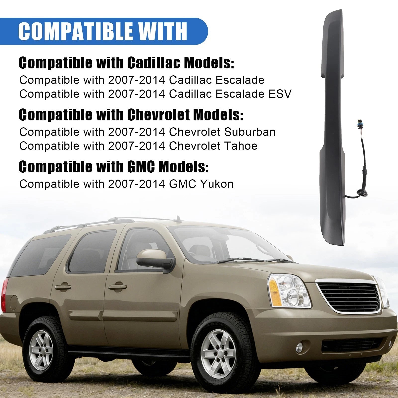 Outside Lift Gate Handle for Yukon Suburban Tahoe Escalade (2007–2014)