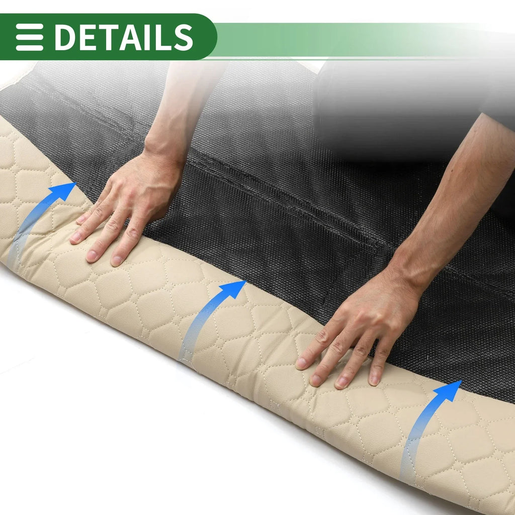 Heightened Edge Cargo Liner Rear Trunk Mat for Honda CR-V (2002-2006) Beige