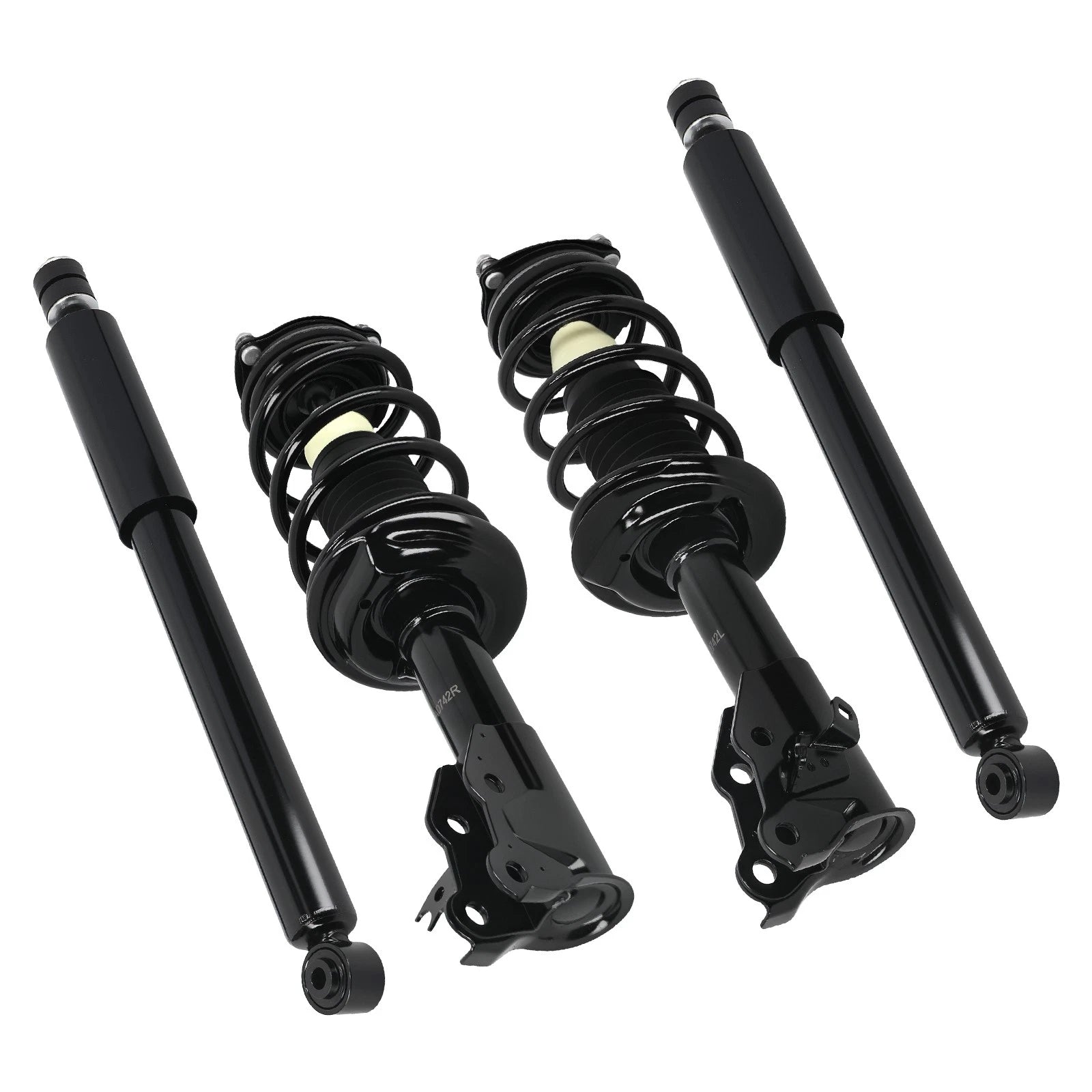 Set of 4 Front + Rear Shocks Struts Assembly for Honda Civic Acura CSX (2006–2011) 172286