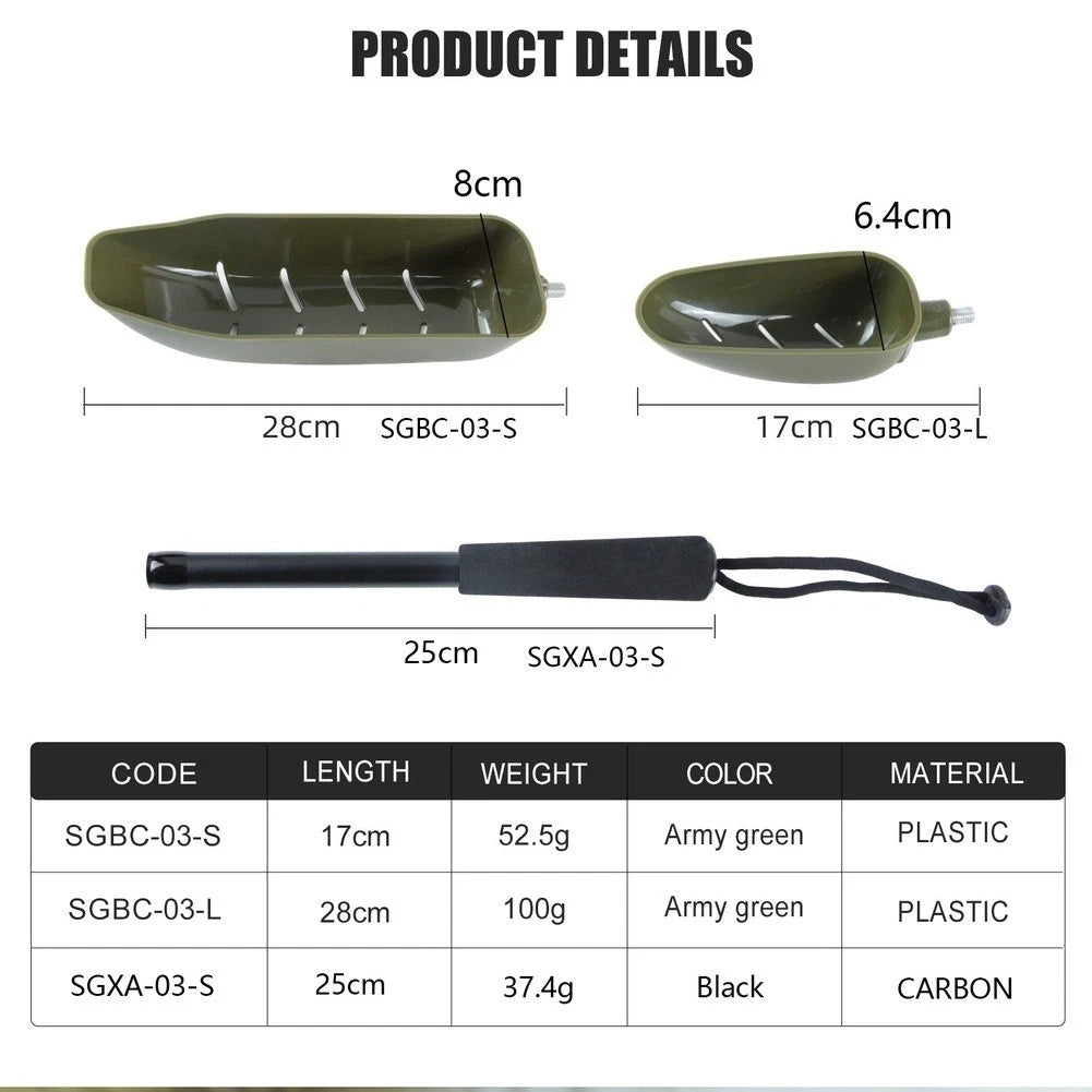 Deep Capacity Bait Scoop for Freshwater Fishing