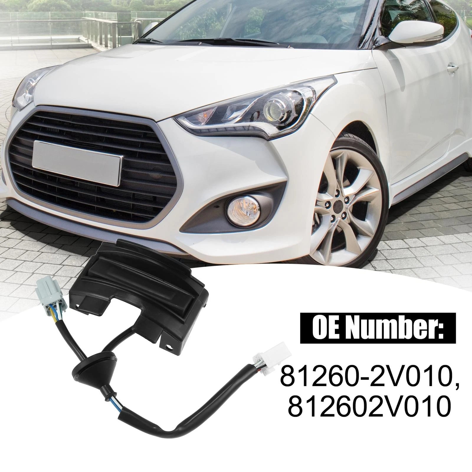 Tailgate Trunk Release Switch Button for Hyundai Veloster (2012–2017) 812602V010