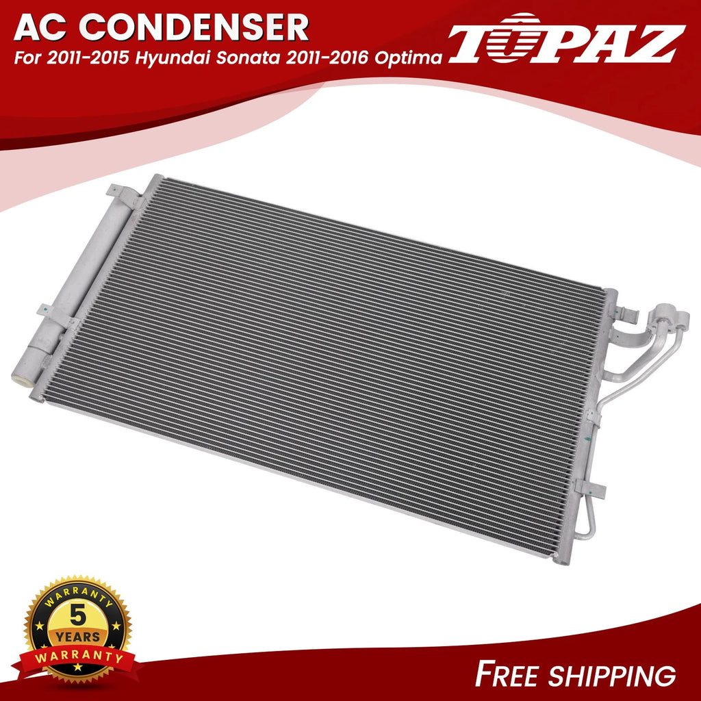 AC Condenser for Hyundai Sonata (2011–2015) & Kia Optima (2011–2016)