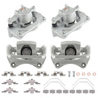 2 Sets Front Rear Disc Brake Calipers for Mazda 6 (2006–2013) Ford Fusion (2006–2012)