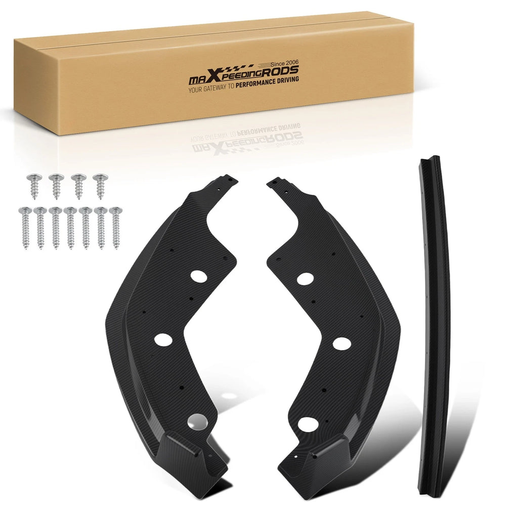 Front Bumper Lip Spoiler Carbon Fiber for BMW 3 Series G20 M340i (2019–2021)