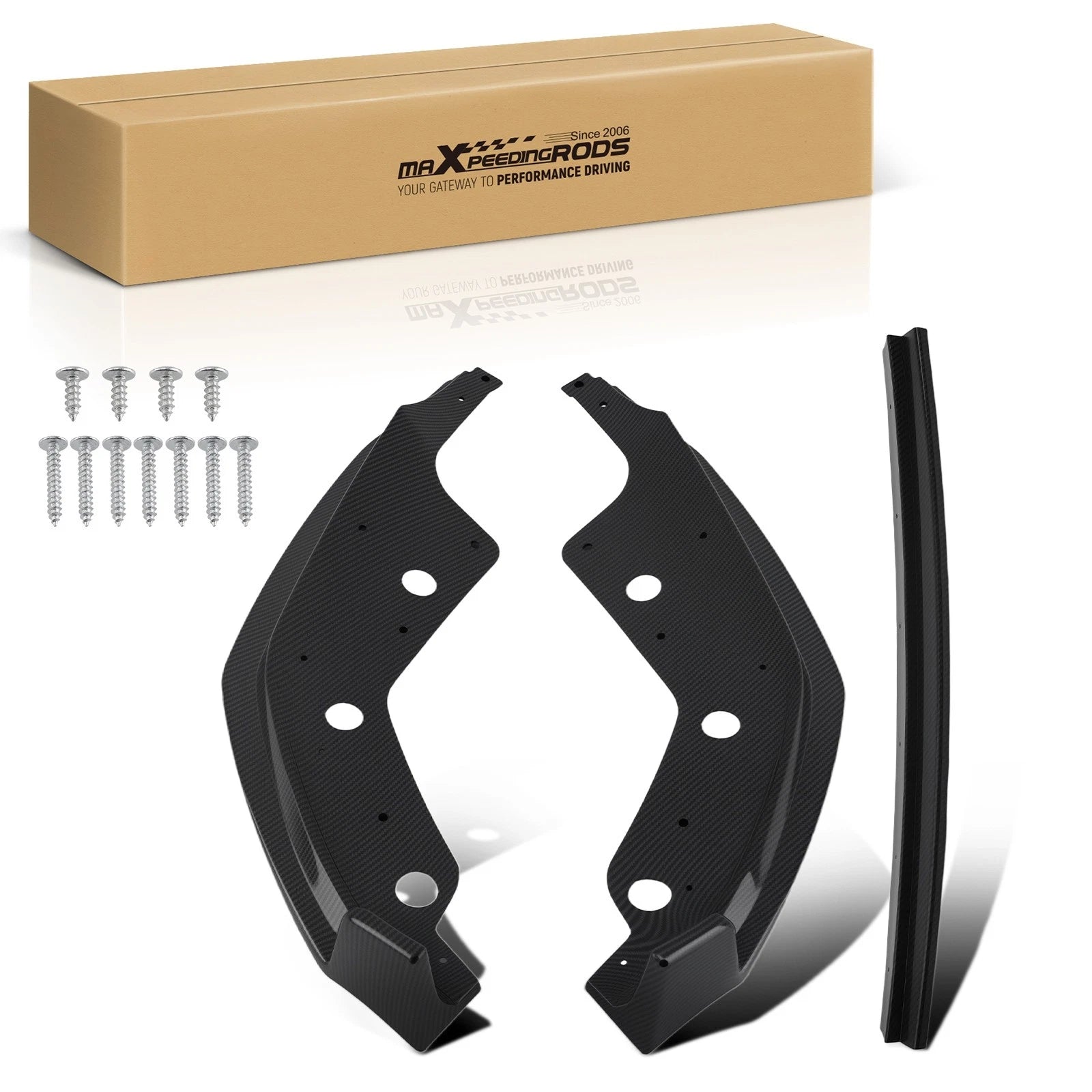 Front Bumper Lip Spoiler Carbon Fiber for BMW 3 Series G20 M340i (2019–2021)