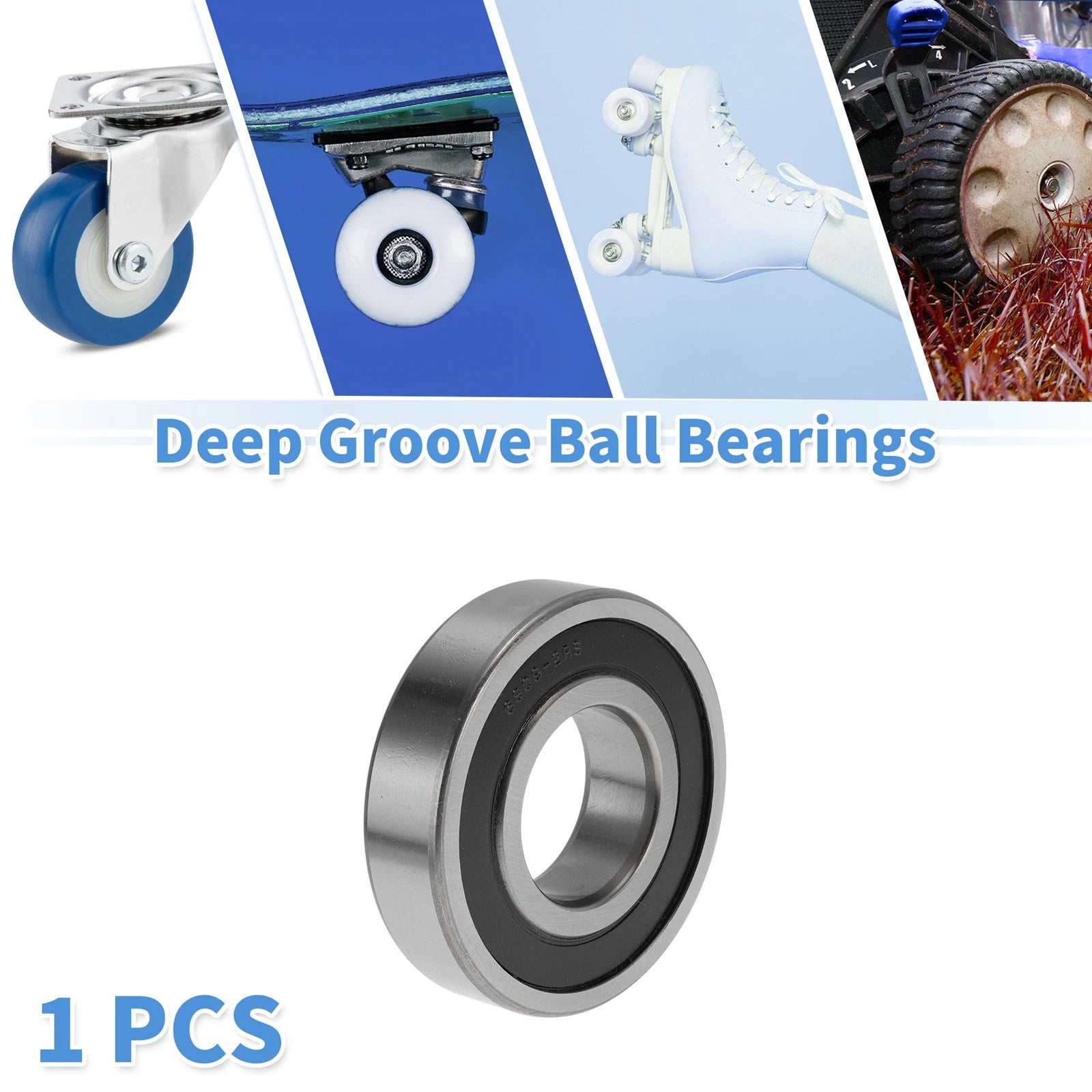 Deep Groove Ball Bearing 6309VV for Various Models (45x100x25mm)
