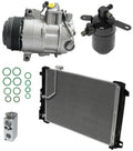 AC Compressor Kit w Condenser for Mercedes E350 3.5L (2014–2016)