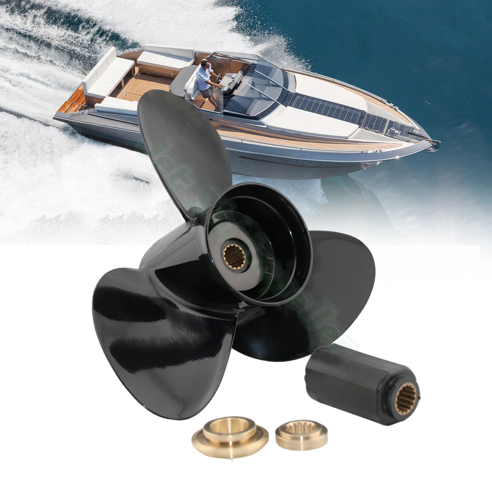 15X15 Aluminum Propeller for Honda Marine Outboard BF115-BF250 (15 Spline)
