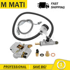 Rear Brake Caliper & Master Cylinder Hose for Polaris Sportsman (2000–2008)