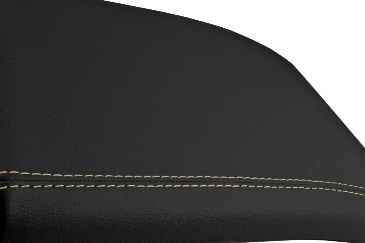 Console Lid Cover for Ford F150 (2004–2008) Leather Beige Stitch