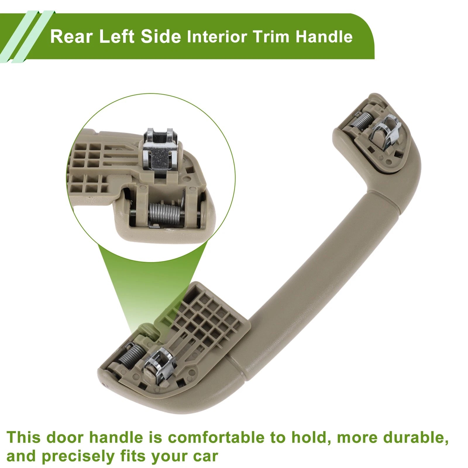 1Pc A Pillar Grab Handle for Toyota Camry (2007–2011) ABS Beige