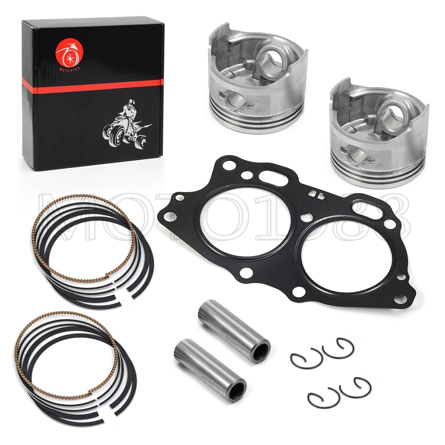 Piston & Ring Gasket for EZGO 4 Cycle Robin 295cc Golf Cart (1991–Present)