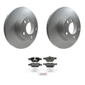 Hella Front Rotors & Bosch QuietCast Pads Kit for BMW E90 E91 328i (2007–2013)