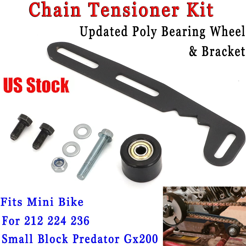 Chain Tensioner Kit for Predator 212cc GX200 224 236 Mini Bike