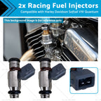2X Racing Fuel Injectors for Harley Dyna Softail (2010–2016) 1022-0113