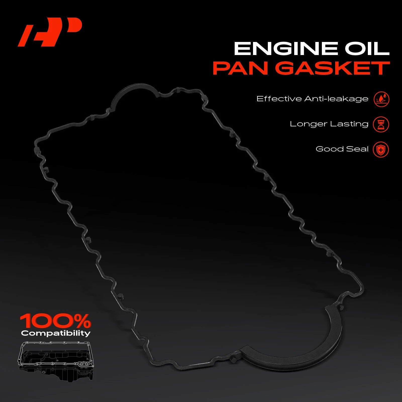 Engine Oil Pan Gasket Set for Ford Explorer Ranger Mazda Navajo (1991–1993)